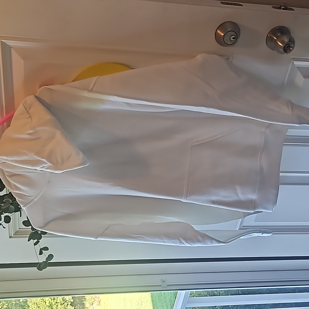 Gildan hoodies size large,white, unisex